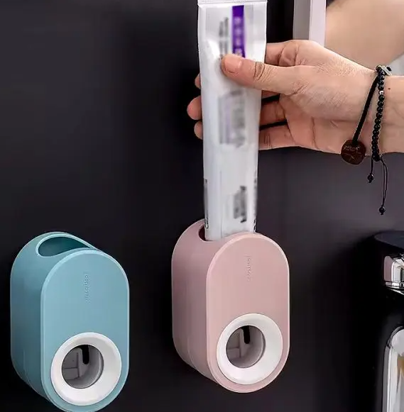 Automatic Toothpaste Dispenser Wall Mount Toothpaste Squeezer(1 pc)